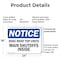 Signmission Hvac Roof Top Units Main Shutoffs Inside, 24 in W x Rectangle, Plastic OS-2PACK-NS-P-1824-L-13561 - alternate 8